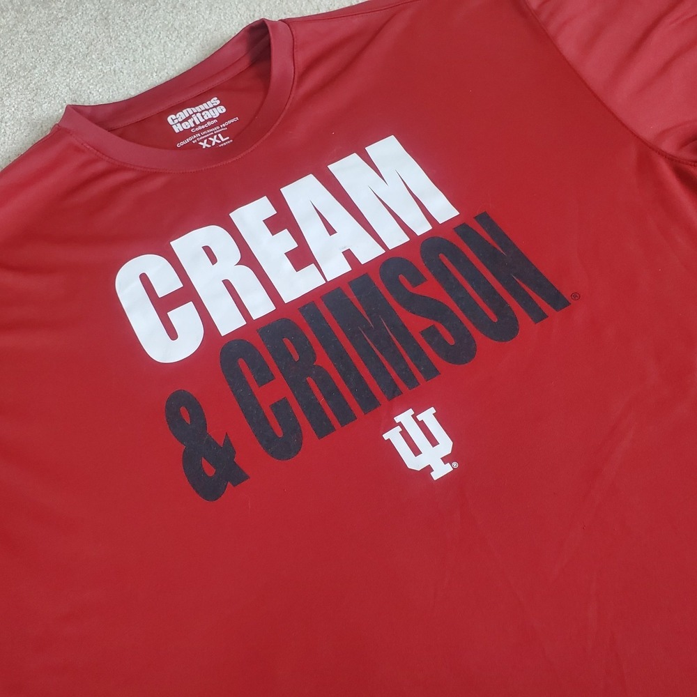 Indiana University Hoosiers IU Men's TShirt Size‎ 2XL XXL Campus Heritage